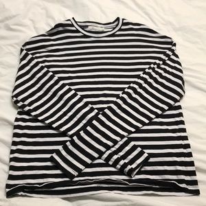 mnml striped shirt